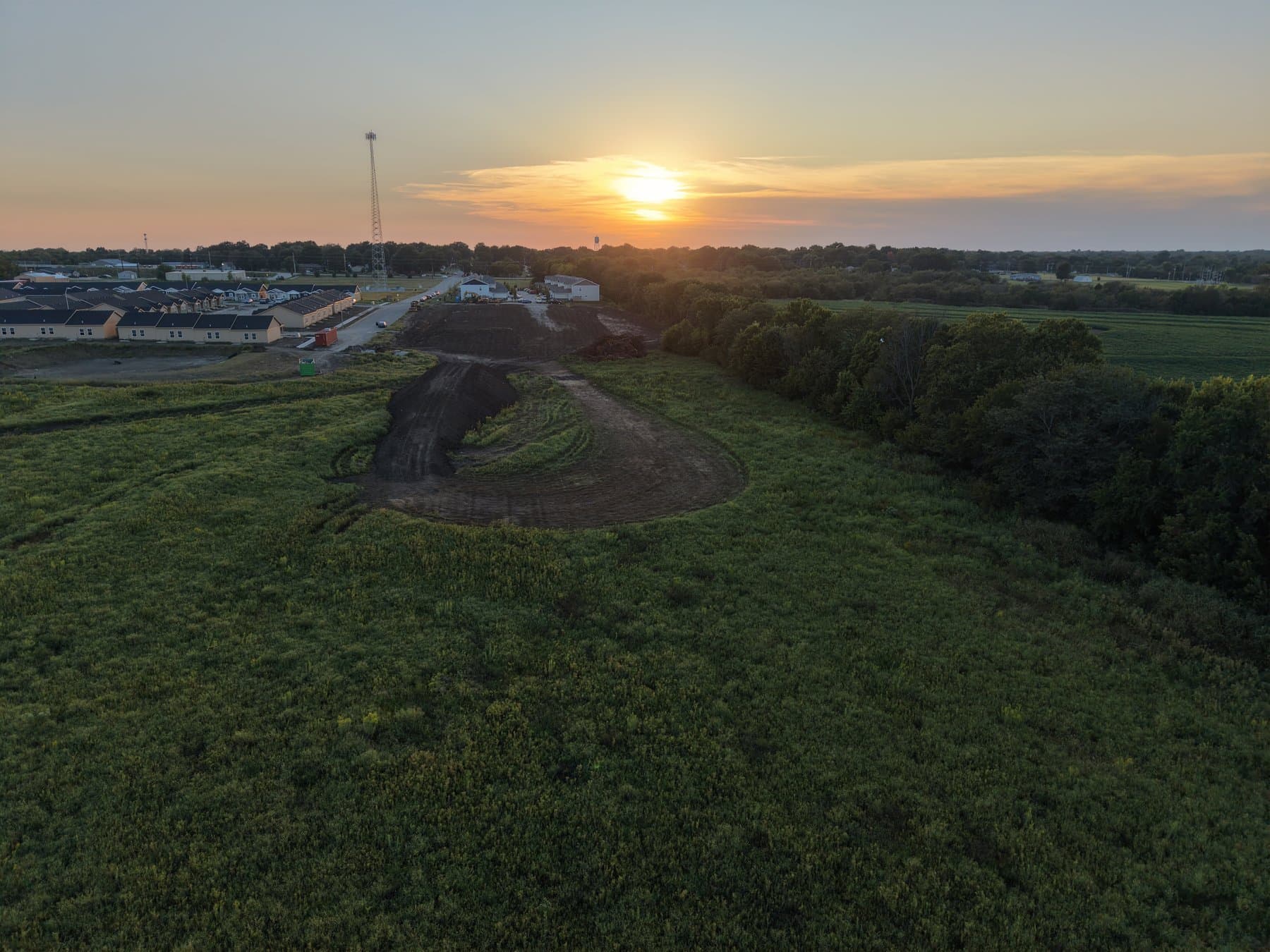 ICON Valley Townhomes Phase 2, Wellsville · graded loop sunset
