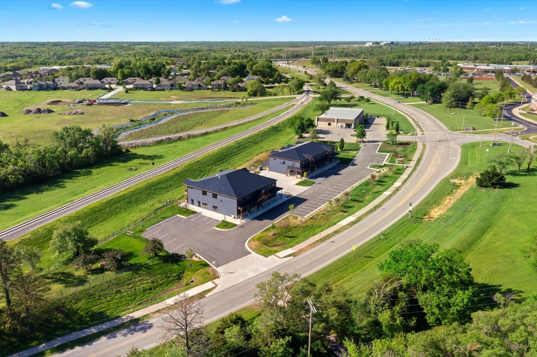 Wildcat Plaza, De Soto · site aerial