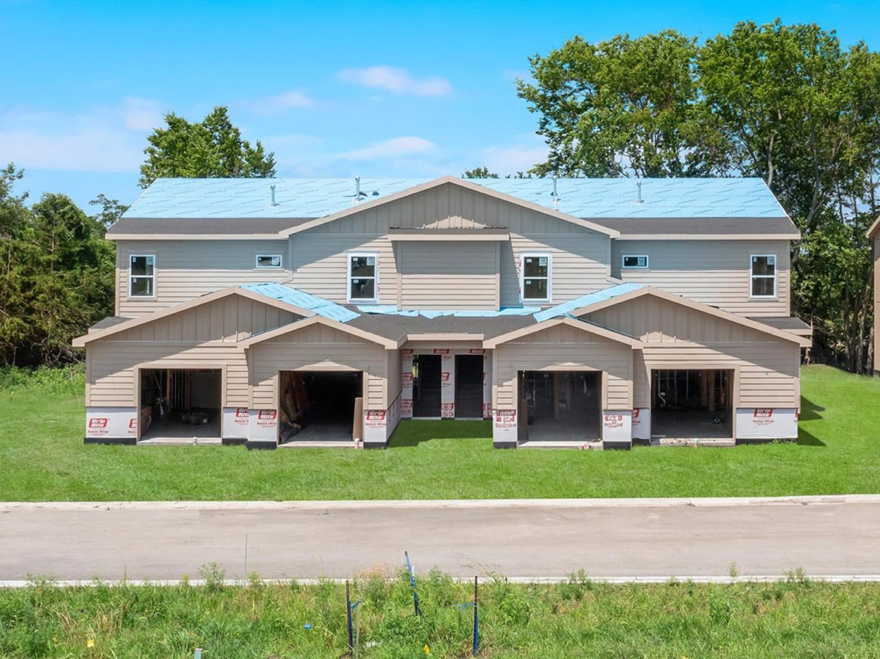 ICON Valley Townhomes, Wellsville · construction framing