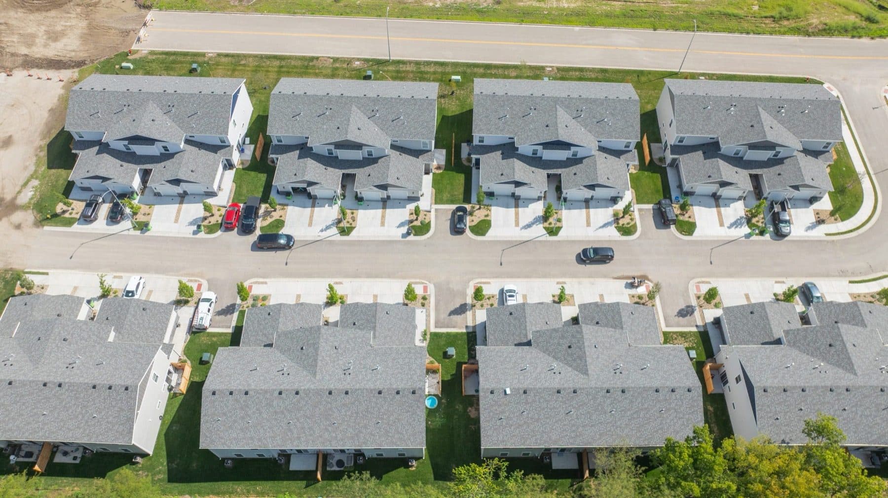 ICON Valley Townhomes, Wellsville · overhead aerial