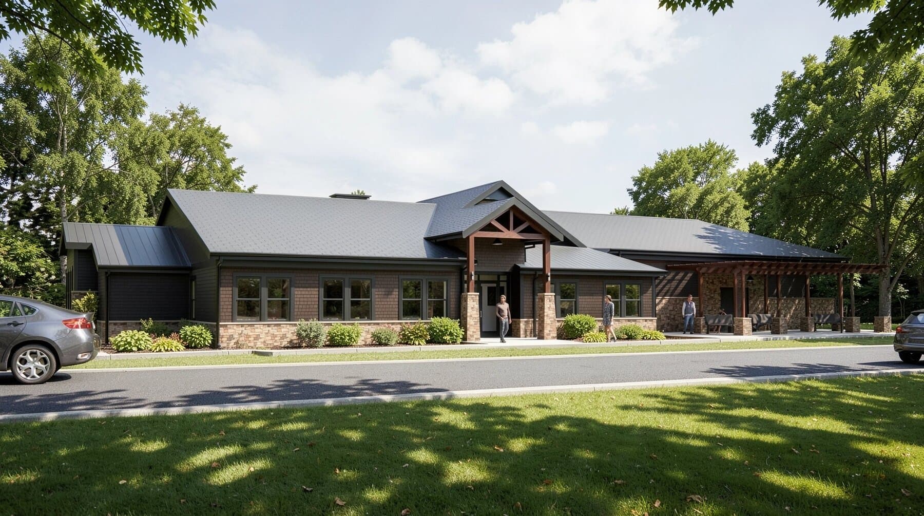 Residences on the Boulevard, Basehor · clubhouse render